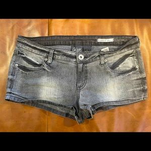 City Streets Black Denim Booty Shorts